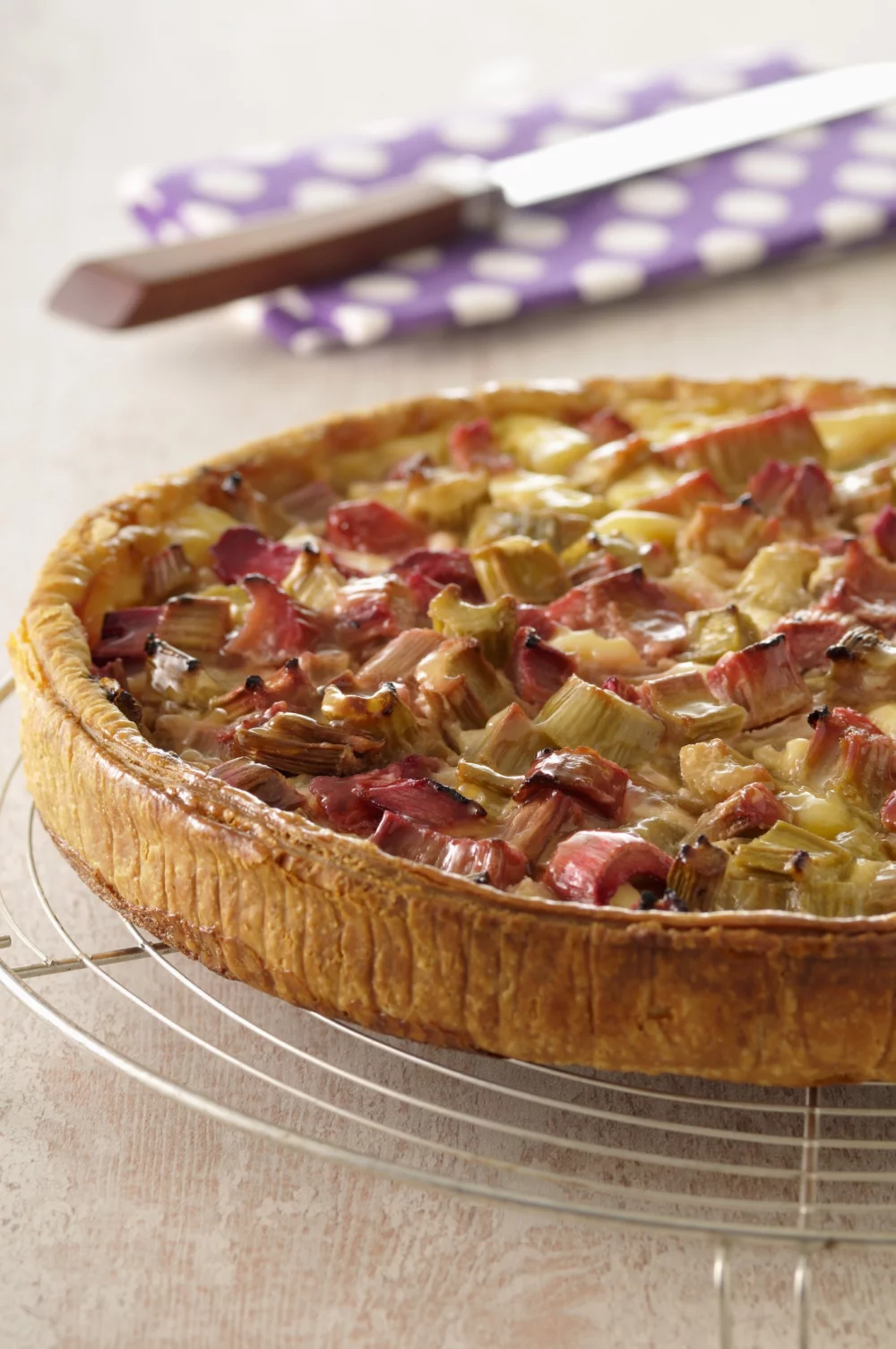 Photo de Tarte à la rhubarbe